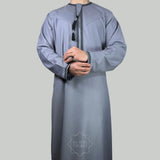 The Sohar Lilac Grey Omani Thobe