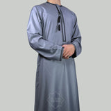 The Sohar Lilac Grey Omani Thobe