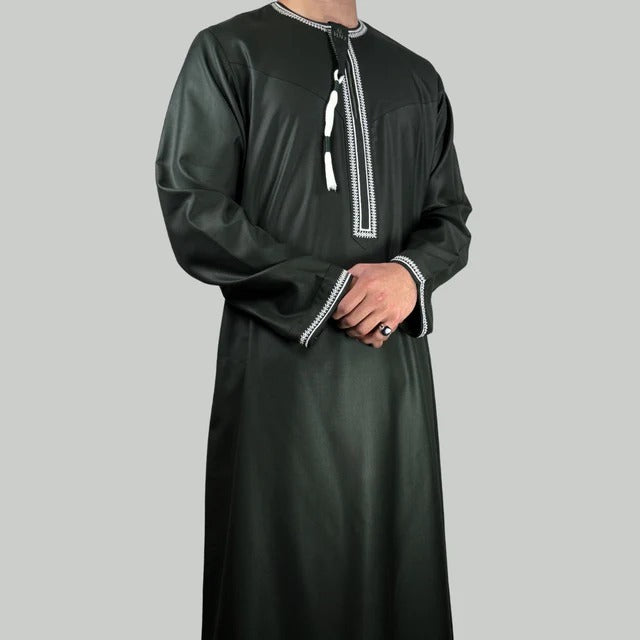 The Salalah Emerald Omani Thobe