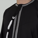 The Mutrah Black & White Omani Thobe