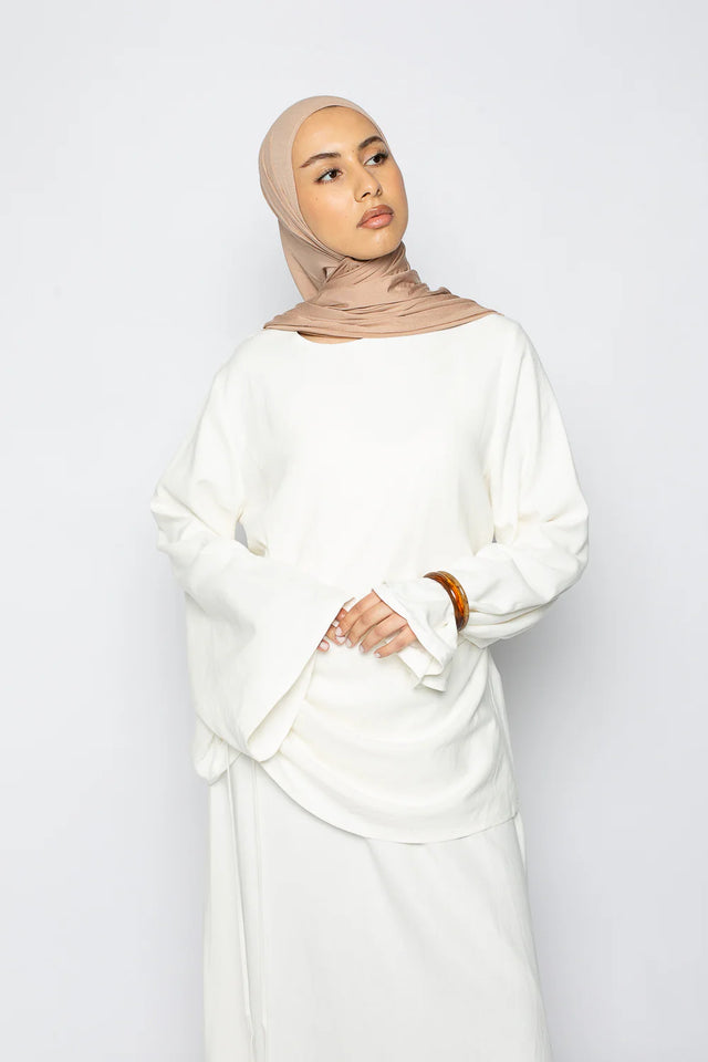 Nour Linen-Blend Ruched Co-Ord Set