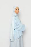 Sky Blue Cotton Poplin & Jersey Co-Ord Set