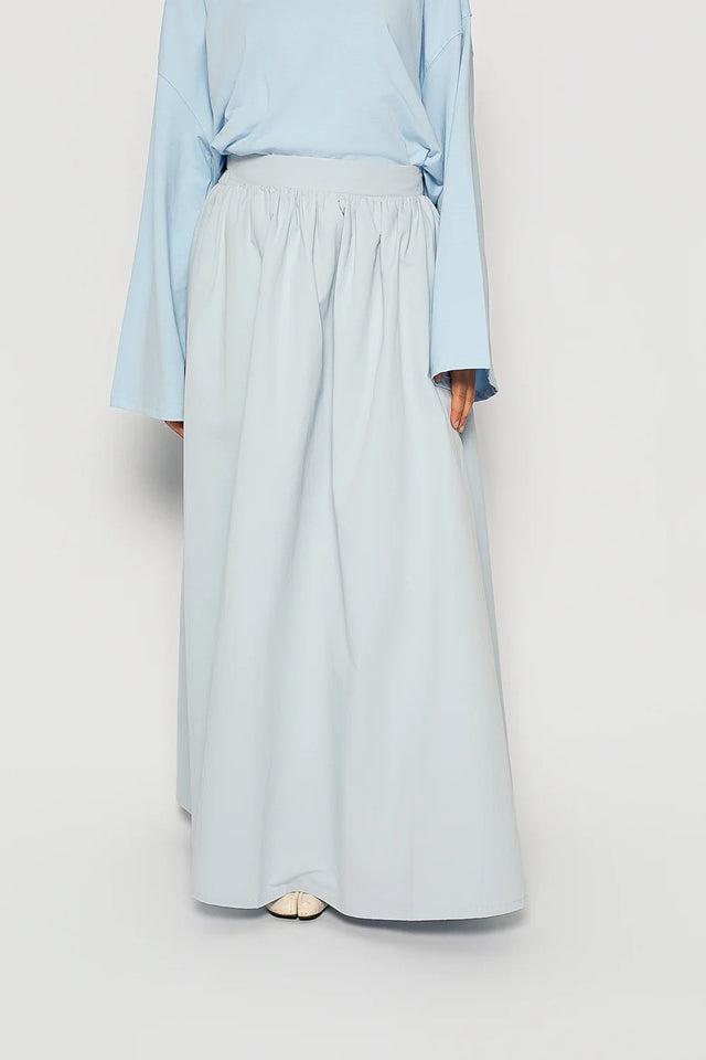 Sky Blue Cotton Poplin & Jersey Co-Ord Set