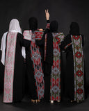 Beit Sahour hand-embroidered Tatreez textile by KUFIYA® showcasing intricate traditional Palestinian embroidery details.