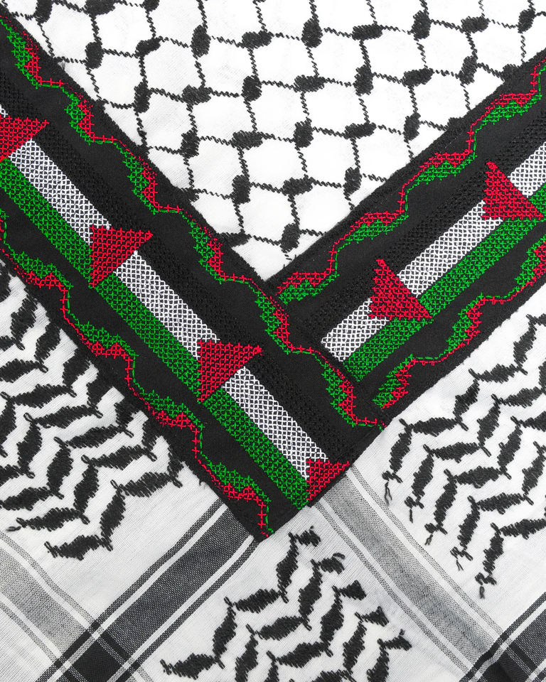 Palestine Embroidered Kufiya