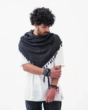 Pure Black Kufiya