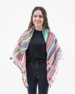 Rainbow Kufiya