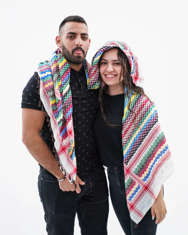 Rainbow Kufiya